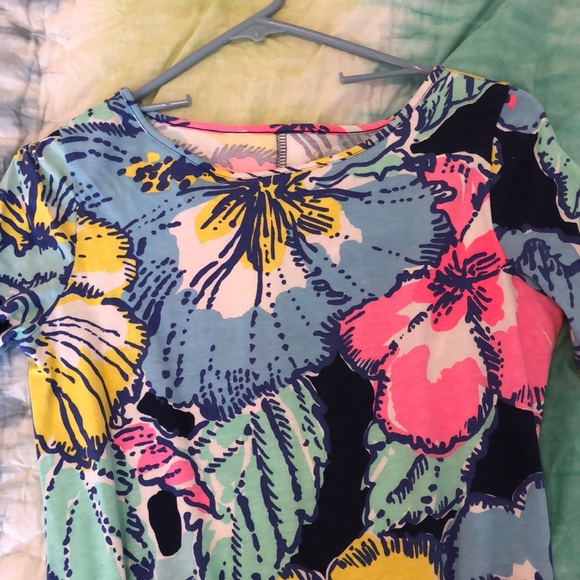 Lilly Pulitzer Navy Big Flirt Marlowe Dress - Picture 2 of 4